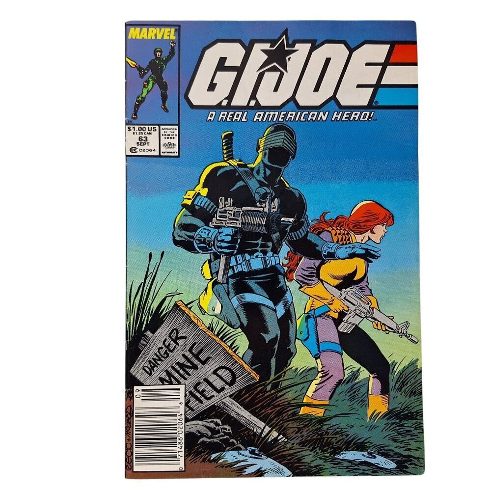 Marvel GI Joe Comic Book 63 1986